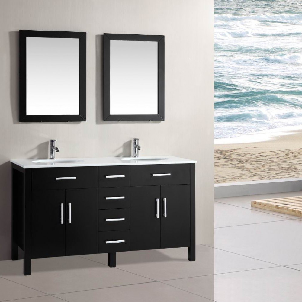 Espresso Mirror 24" Wide
