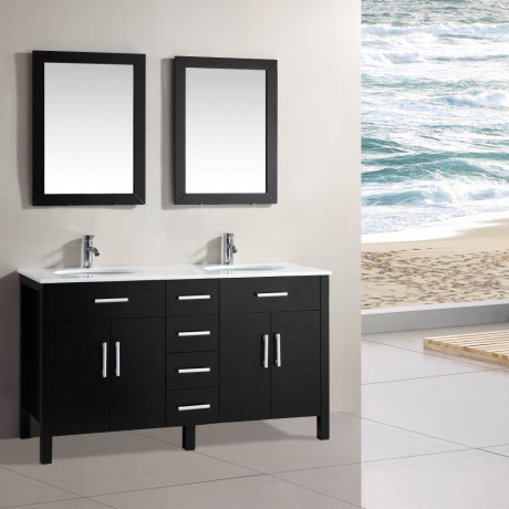 Espresso Mirror 24" Wide