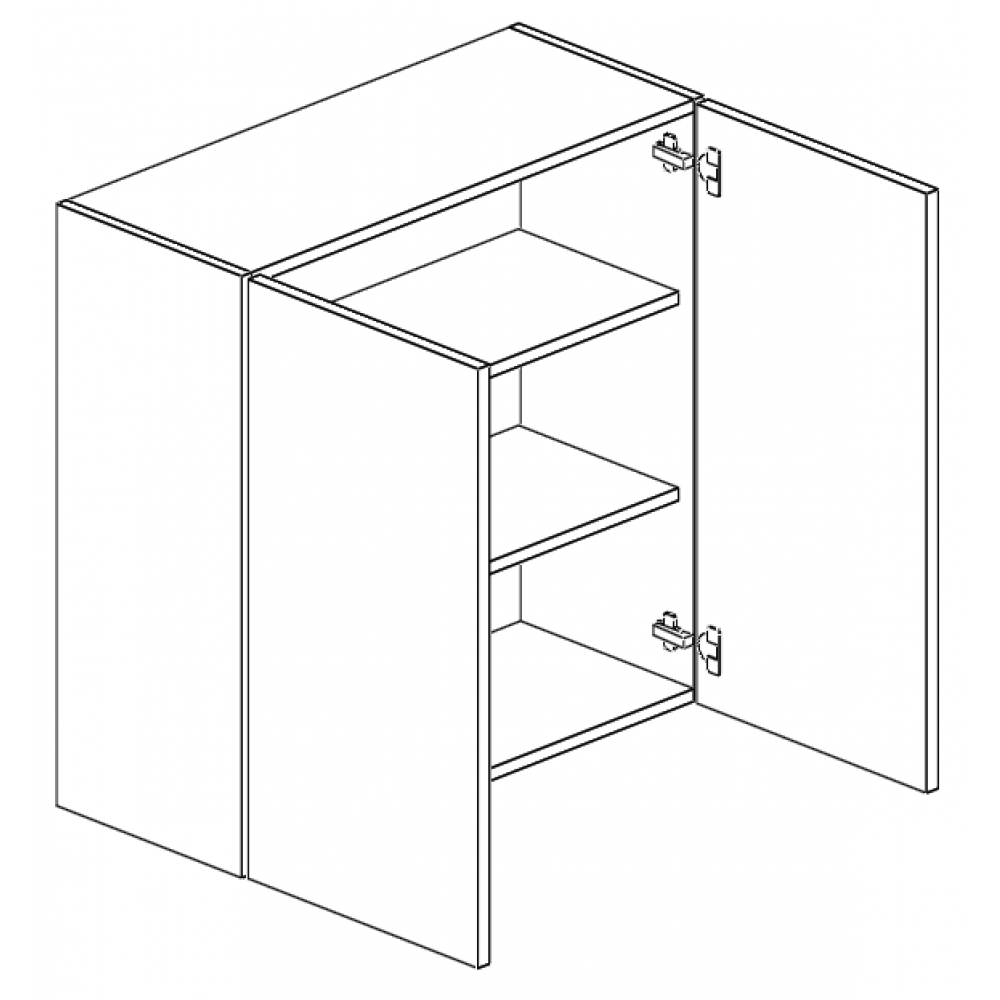 Wall Cabinet 30"Wx30"H Two Doors