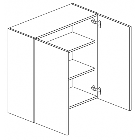 Wall Cabinet 36"Wx30"H Two Doors