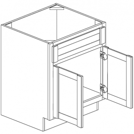 Vanity Sink Base 24"W 