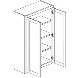 Wall Cabinet 33"Wx42"H Double Door 