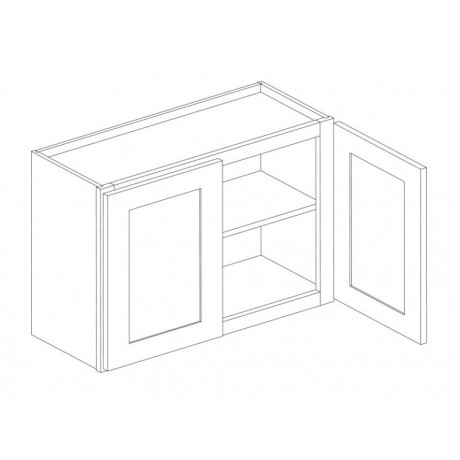 Wall Cabinet 36"Wx24"H Double Door Wall Cabinet 36"Wx24"H Double Door