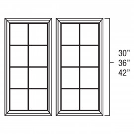 Mullion Door 24"Wx42"H 