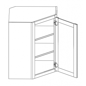 Wall Cabinets - Diagonal Corner
